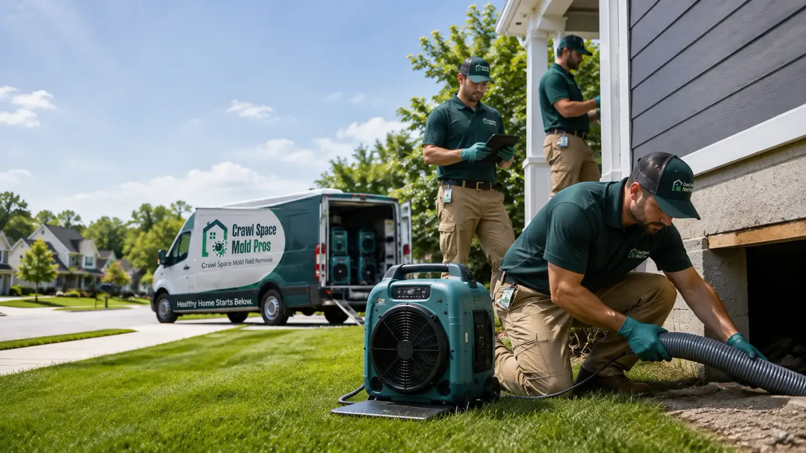 Crawl Space Mold Removal in Gilby, ND